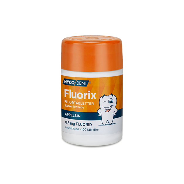 Nycodent Fluorix Appelsin Front