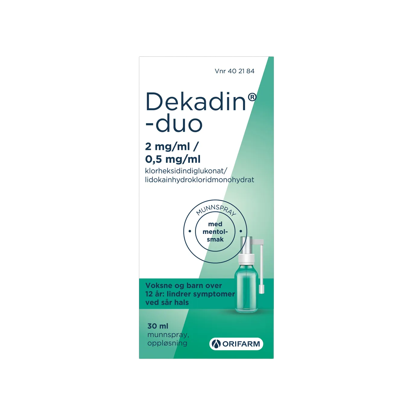 Fixed 5 Dekadin Duo Forside Menthol 2025
