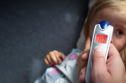 Barn - forkjølelse, influensa og feber