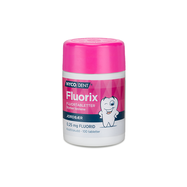 Nycodent Fluorix Jordbær Front