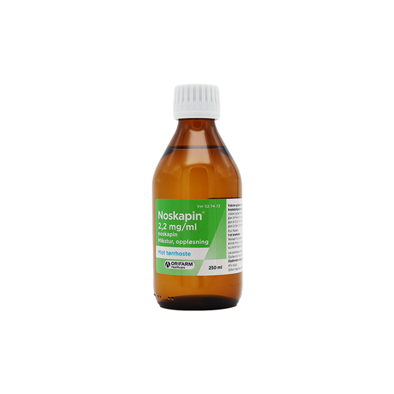 Noskapin 2,2Mg250ml Flaske