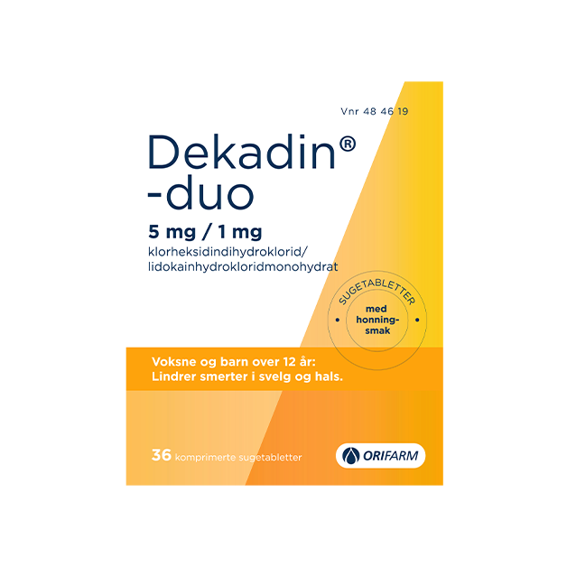 Dekadin Duo Sugetablett Honning Front