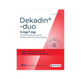 Dekadin-duo halstablett med smak av Jordbær