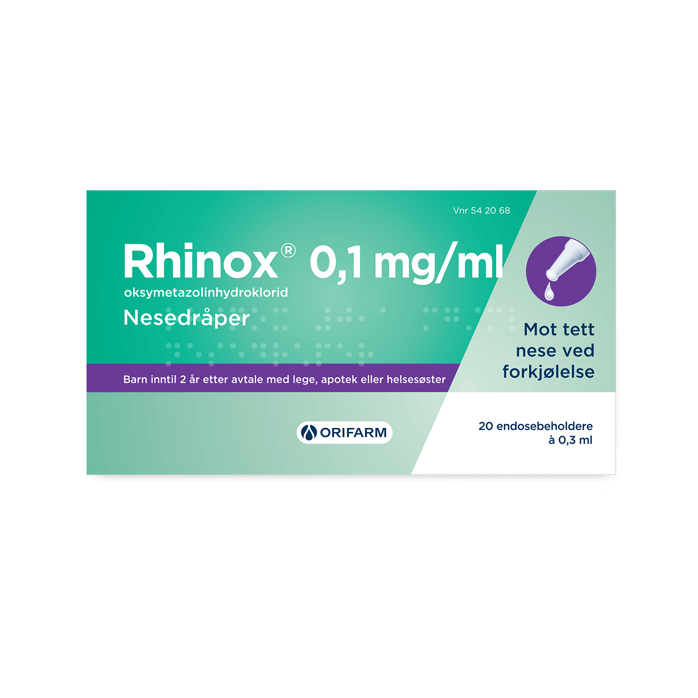 Rhinox Dråper 0,1 1380