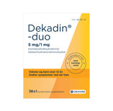 Dekadin-duo halstablett med smak av Honning