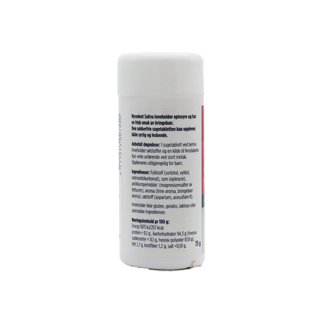 Nycodent Saliva Bringebær Back