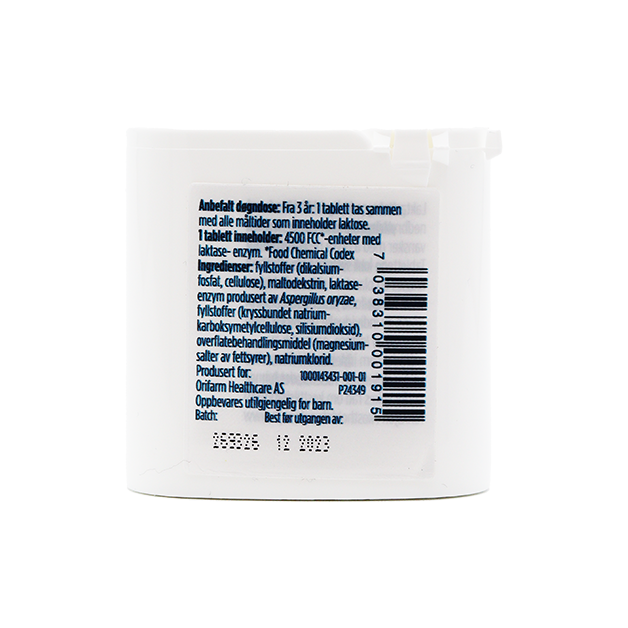 Nycopro Laktase Pocket Back