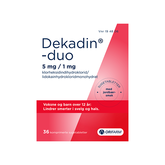 Dekadin Duo Sugetablett Jordbær Front